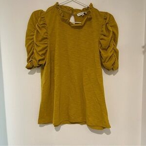Moon River Mustard Yellow Top